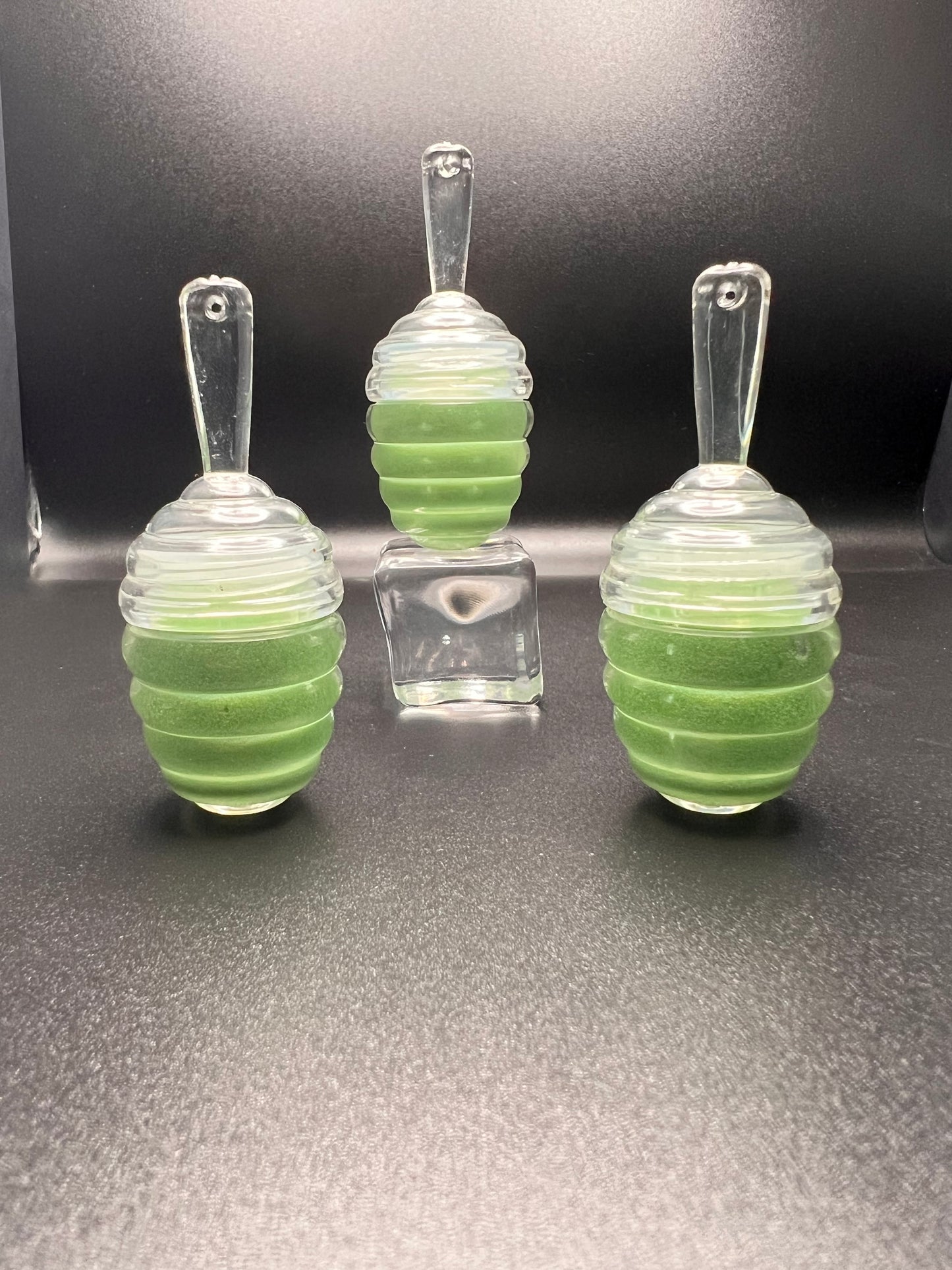 Shimmer Green Apple Honeycomb Lip Gloss