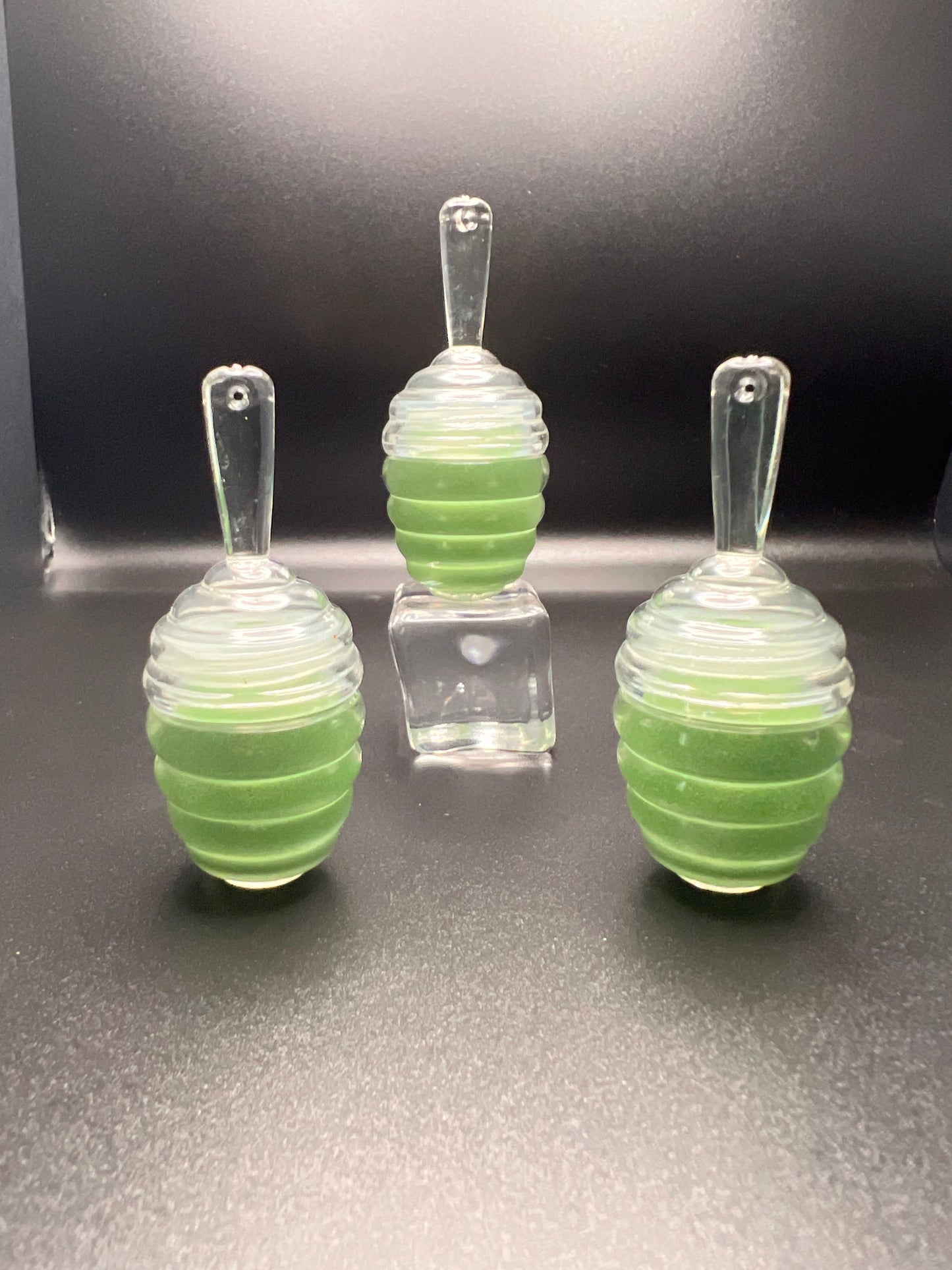 Shimmer Green Apple Honeycomb Lip Gloss
