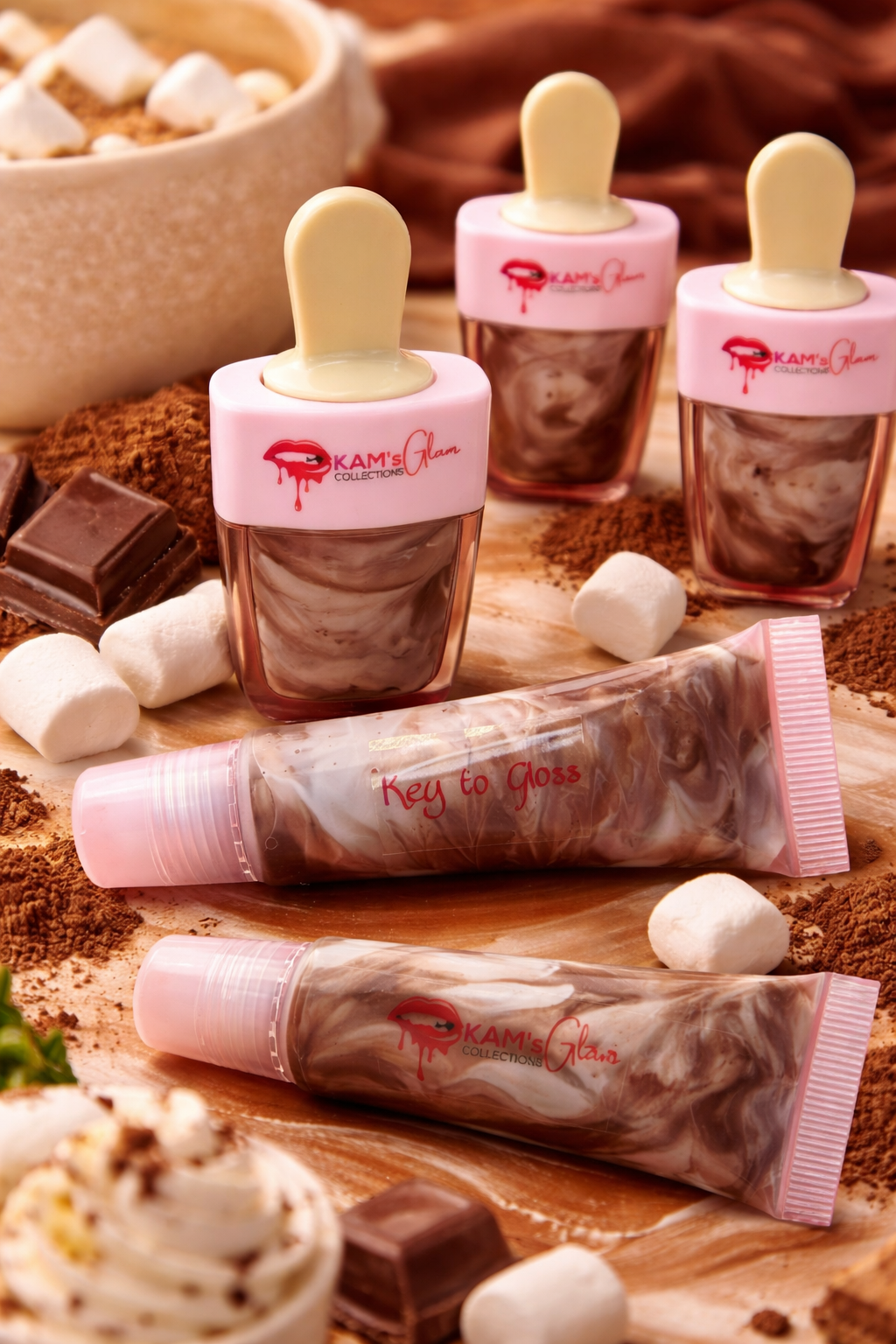 Hot Cocoa Popsicle Lip Gloss