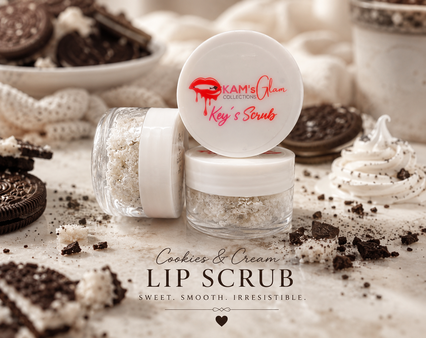 Cookies and Cream Lip Scrub